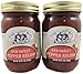 Amish Wedding Red Sweet Pepper Relish, 15 Ounce Glass Jar (Pack of 2)