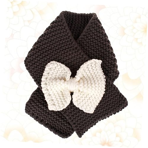 Winter Scarf Soft Chunky Knitted Neck Warmer with Design for Outdoor Cold Protection present for Boys and Dark3