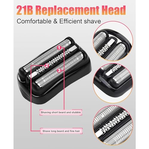 Confezione da 2 testine di ricambio serie 3 21B, compatibili con Bra** S3 21b 3010s, 3040s, 5409