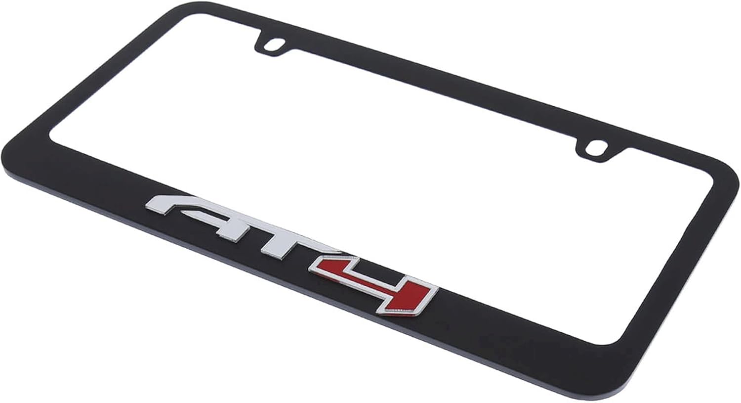 Eurosport Daytona- Compatible with -, GMC AT4 Black License Plate Frame