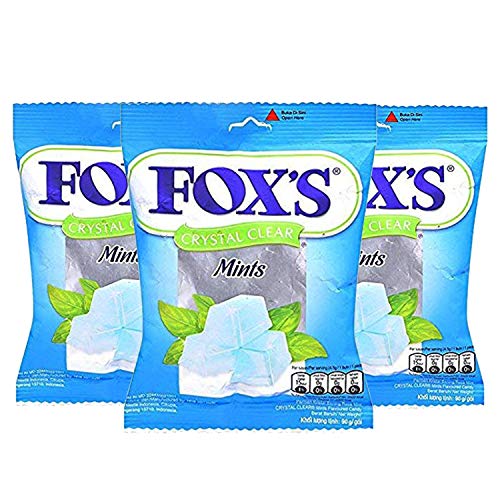 Image of Fox's Crystal Clear Mints Candy, 3.17 oz ℮ 90 g, 3 Pack