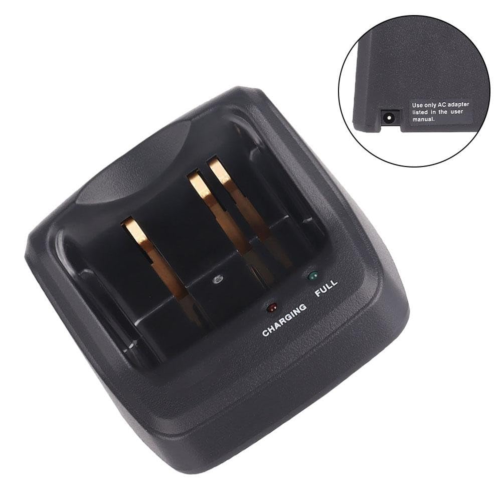 CD-15A Base de carga rápida para Vertex Standard VX-6R VX-7R VX-8DR FT-1DR, estación de carga rápida con indicador LED para batería FNB-80LI