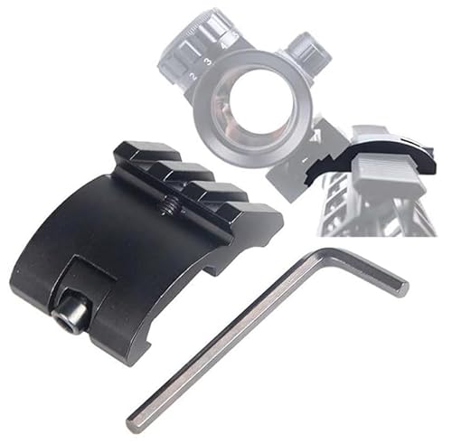 HANSTRONG GEAR H Welt EU Tactical Airsoft Schwarz 45 Grad Offset Picatinny Weber-Schienen-Seitenmontage HANSTRONG GEAR H Welt EU Tactical Airsoft Schwarz 45 Grad Offset Picatinny Weber-Schienen-Seitenmontage