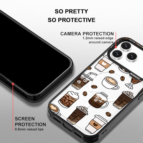 Coque iPhone 17 Pro Max antichoc noire transparente compatible MagSafe - 4