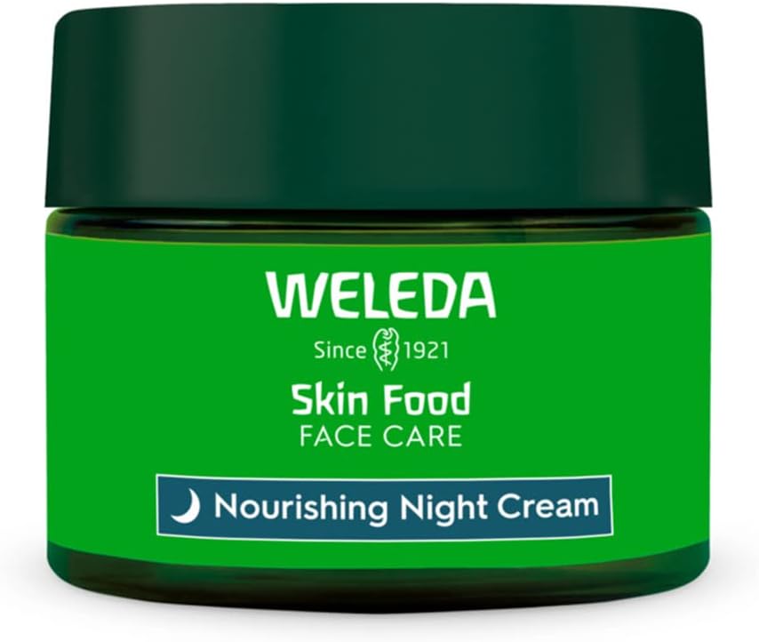 Weleda Skin Food Face Night Cream, Night Moisturiser for Dry Skin, Moisturising Cream For Men & Women, 100% Certified Natural, Organic, Dermatologically Tested, 40ml Weleda Skin Food Face Night Cream, Night Moisturiser for Dry Skin, Moisturising Cream For Men & Women, 100% Certified Natural, Organic, Dermatologically Tested, 40ml