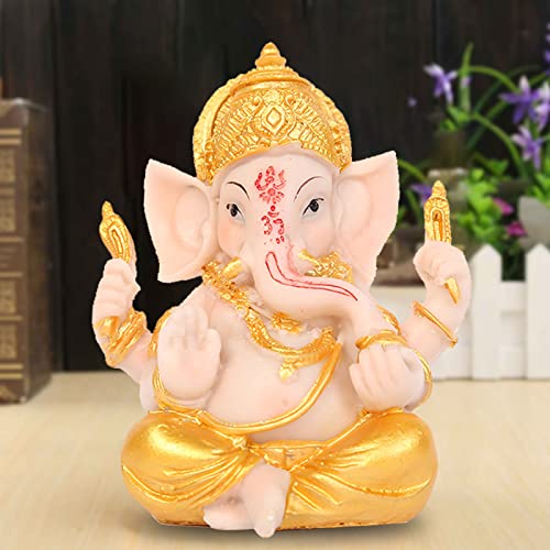Estatua de Ganesh para Auto Decoración Feng Shui Elefante miniatura 5