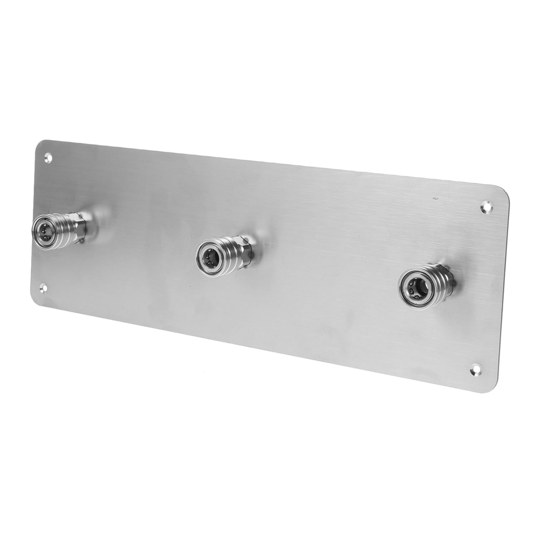 Soporte de Pared para Boquilla de Hidrolavadora de Acero Inoxidable | 1 Juego, Plata, para Conexión Rápida de 1/4 Pulgadas, Almacenamiento Seguro y Montaje sin Herramientas