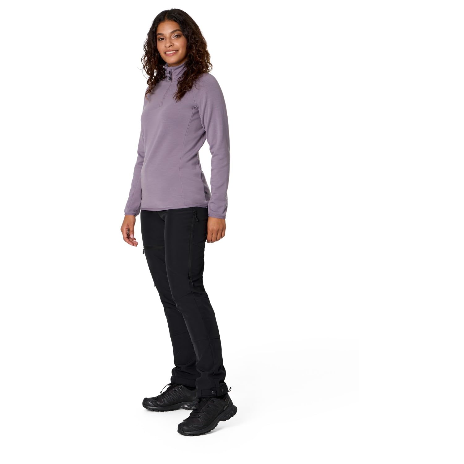 Damen MerinoBlend SaplingHe. II Half Zip Pullover