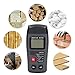 YWBL-WH Wood Tester Meter, LCD Display Humidity Detector for Wood and Paperboard, Accurate Measurement 0-99.9% for Industrial and Household Use