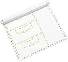 Football Tactical Sheets – 25 Sheets 60 × 80 cm – Standard Scenarios (Corners, Free Kicks), Electrostatic, Erasable, Reusable