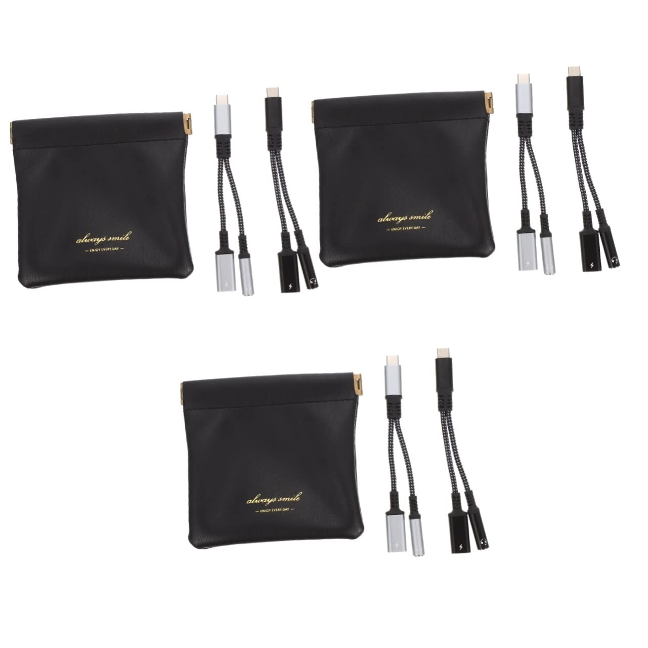 DOITOOL 3pezzi Adattatore Usb c Jack Compatibile Smartphone e Adattatore Audio e Caricatore e