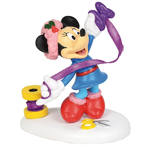 Department 56 Disney Village Minnie's Finishing Touch Accessory, 2.5 inch, Pink