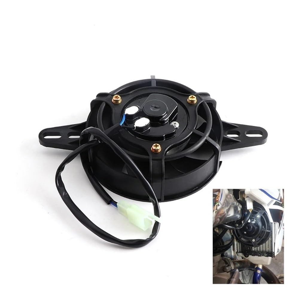Ventilador radiador Piezas Motor Motocicleta, Ventilador Radiador Ventiladores Refrigeración, Quad Go Kart Buggy, Enfriador Aceite ATV Motocross, Electroventilador 12V