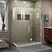 DreamLine Unidoor-X 48 3/8 in. W x 34 in. D x 72 in. H Frameless Hinged Shower Enclosure in Chrome, E32434R-01