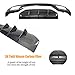 MCARCAR KIT Carbon FiberRear Bumper Lip Diffuser Compatible with Mercedes Benz A Class W176 A200 A250 Sport A45 AMG Hatchback 2013-2018 Lower Bumper Lip Spoiler Body Kit