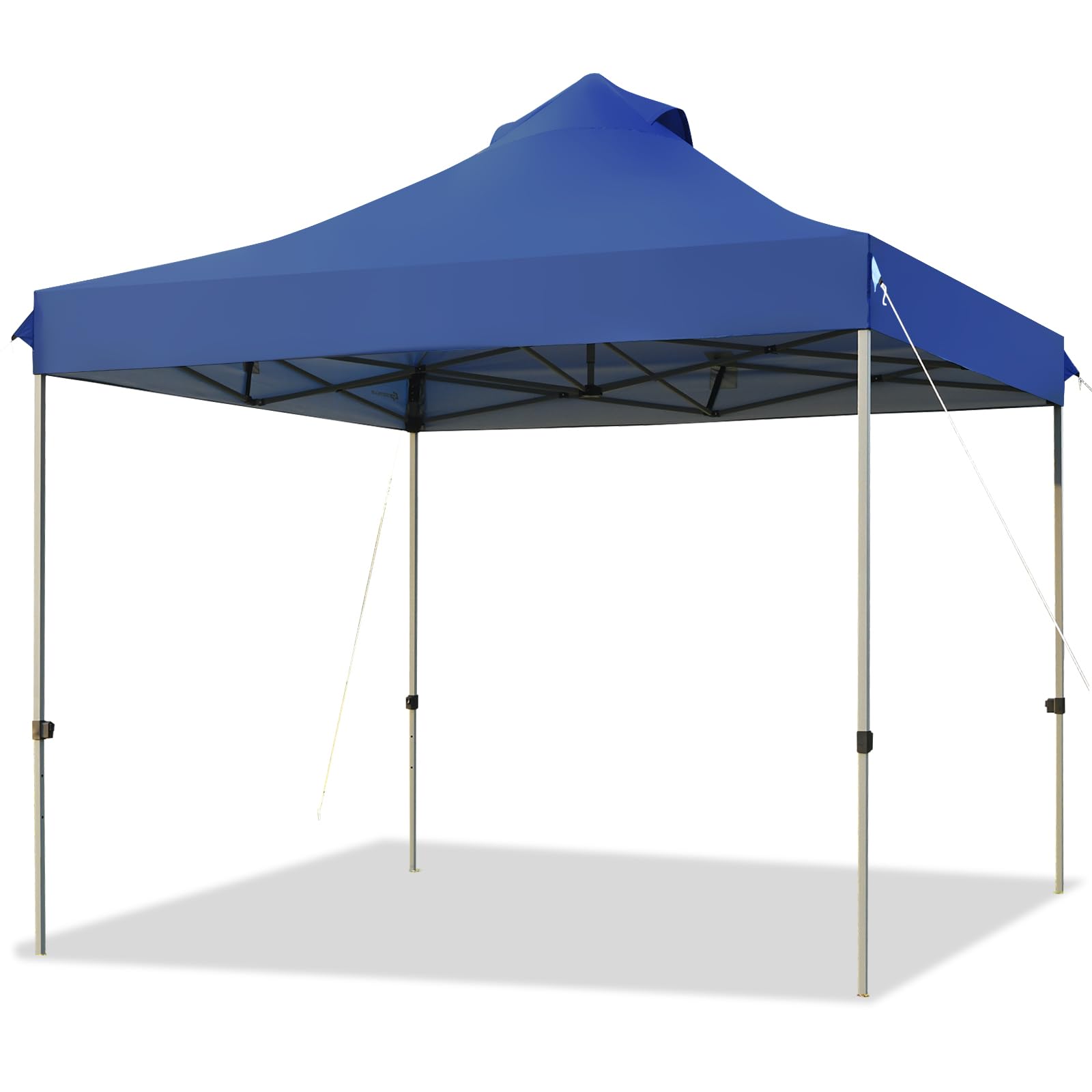 Tente de gazebo escamotable 3x3m avec piquets anti vent pour abriter vos fêtes de jardin