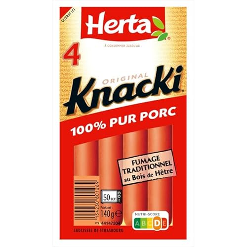 Herta Knacki Saucisses Original x4 140g