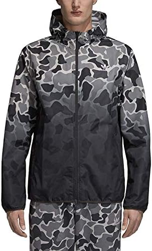 adidas Originals Men's Camo Dipped Windbreaker, multi, S