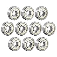 Roulement à Billes Sourcing Map En Acier Carbone à Rainure