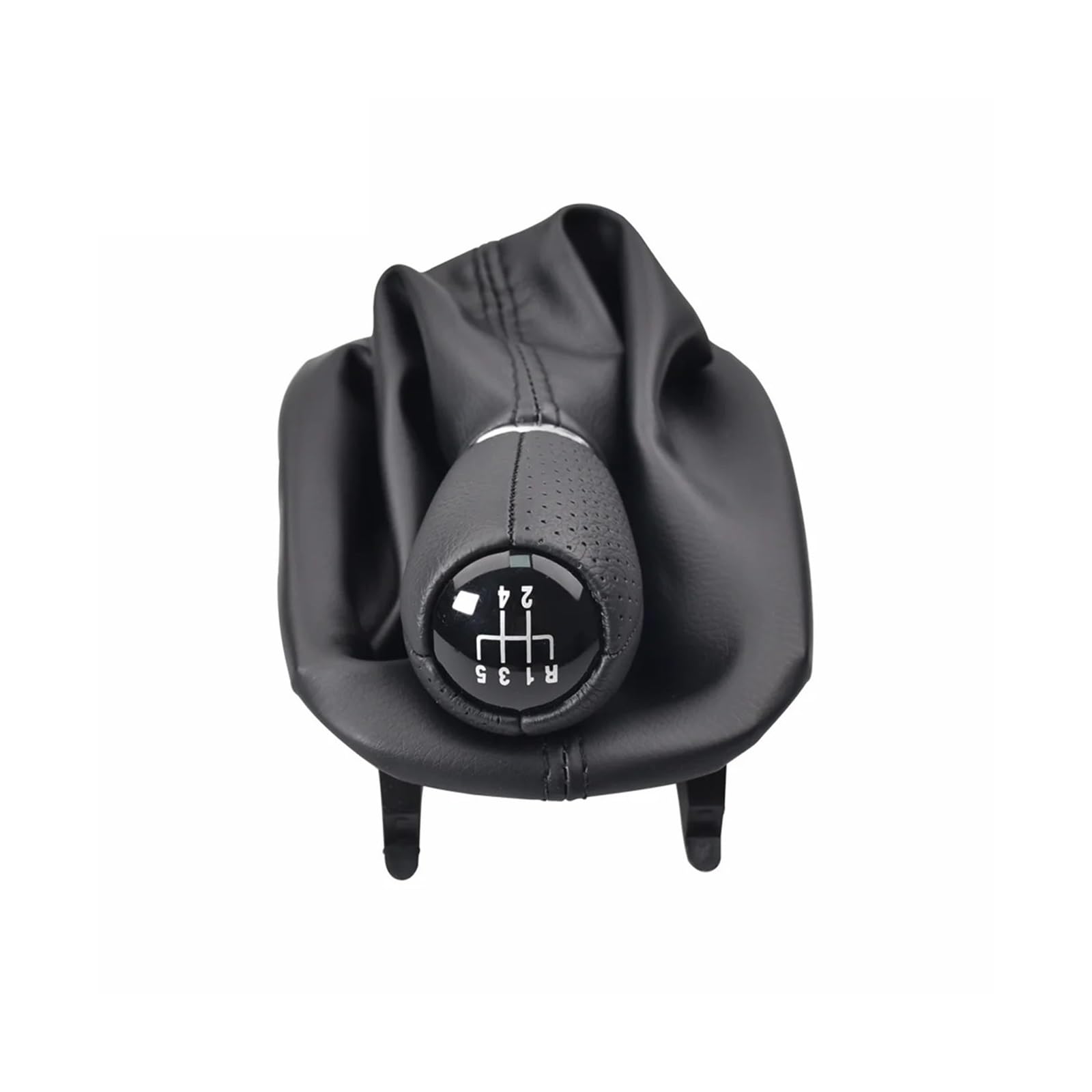 SRVSQTPTVK Car Shift Knob for Seat for Leon 1 MK1 for Toledo II MK2 1998-2005 12mm 5/6 Speed Manual Gear Shift Knob PU Gaiter Boot(5 Speed)
