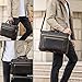 TIDING Vintage Genuine Leather Briefcase for Men 17.3 Inch Computer Bag Business Travel Messenger Bag Attache Case