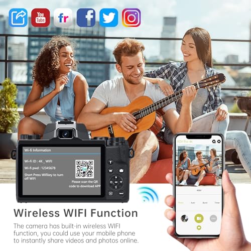 Uikicon 4K Digital Camera For Photography thumb #1