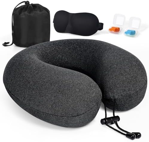 Oreiller de Voyage pour Avion, Coussin de Nuque pour Voyage, Orei...