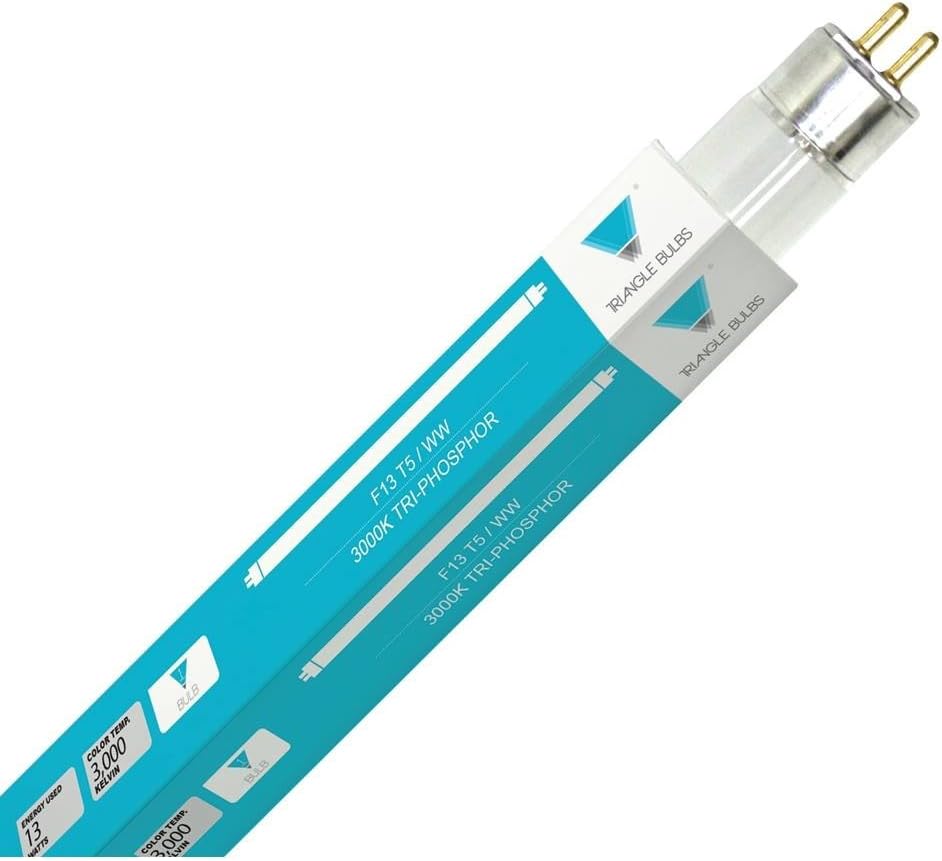 T30031 - F13T5/WW, 13 Watt, T5, 3000K Warm White, 21" Straight Fluorescent Tube Light Bulb