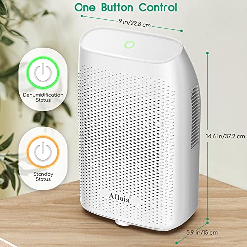 Afloia Dehumidifier 2500 Cubic Feet(269 Sq Ft) 70Oz(2000Ml) Quiet Portable Dehumidifiers Small Electric Dehumidifier For Bathroom Home Basement Bedroom Rv Garage Auto Shut Off #TOP3