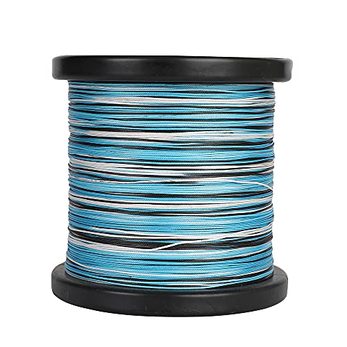 ヘラクレス(HERCULES) PEライン 釣り糸 4本編み 0.8号 1000M 15色-(迷彩ブルー)遠投 釣りライン 高強度 PE編組 釣糸 高感度 高比重 魚釣りライン 充実なタイプ 3枚目