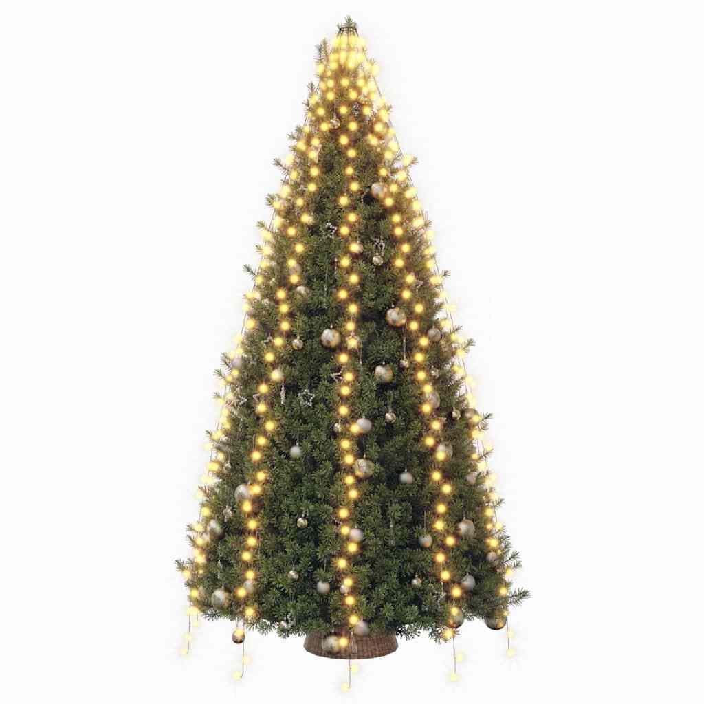Rete luminosa per albero di Natale con 500 LED, 500 cm