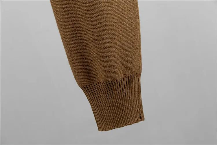 3 szt. damski sweter dres długi kardigan płaszcz pół golf kamizelka spodnie dzianinowe garnitury
