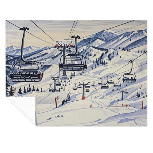 Couverture en micro polaire idéale pour climatisation sur canapé - 7