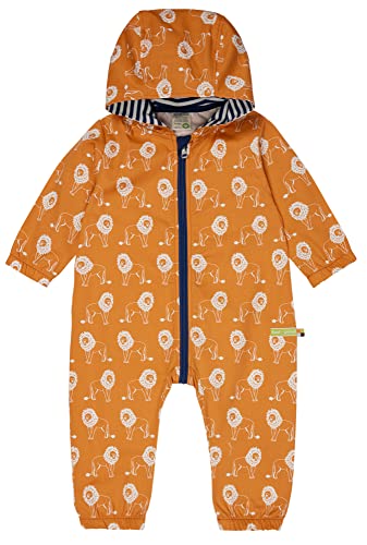 loud + proud Unisex Baby Outdoor, GOTS Zertifiziert Overall, Carrot, 50/56