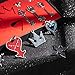 Kingdom Keys Hearts Keyblade Pendant Necklace Set Cosplay Accessories 13pcs Silver