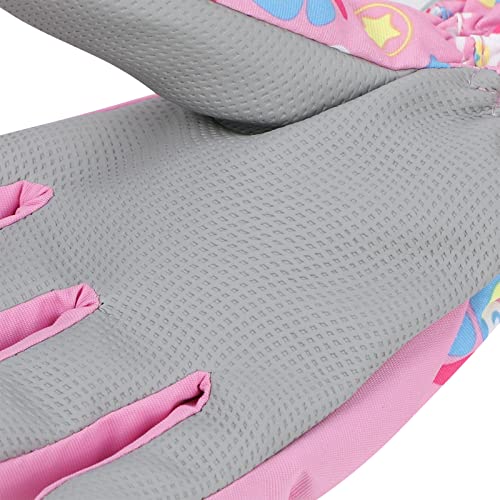 Winter Gloves For Kids Waterproof Boys Girls Snow Ski Gloves Toddler Snowboarding Gloves Windproof Pink S #TOP2
