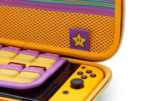 Boîtier de protection de PowerA pour Nintendo Switch modèle OLED Héros de tache de couleur Coque de protection Sac de jeu Sac de console Accessoires Rangement Sous licence officielle - vue 6