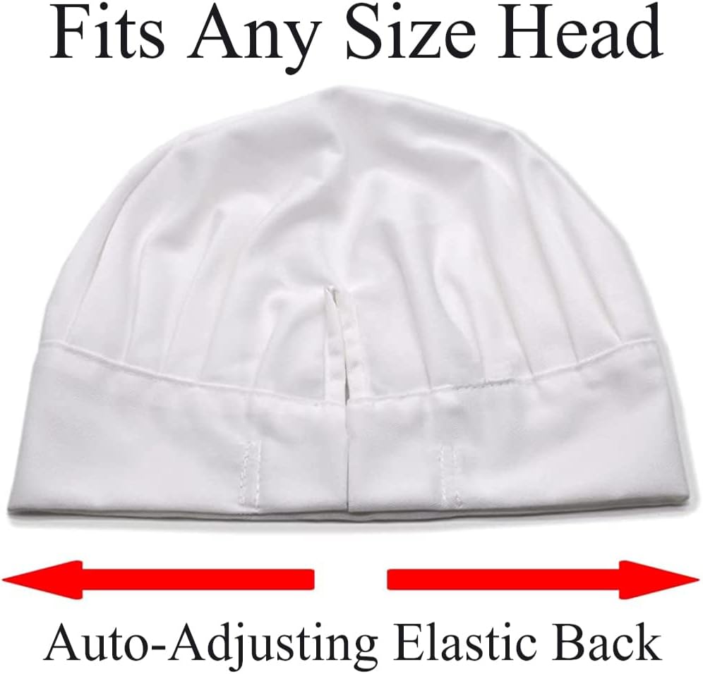 Custom Embroidered Chef Hat, Custom Poplin Floppy Chef Hats, White Black Chef Hat Unisex Men Women for Dad Mom Grandpa Gifts - Image 2