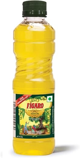 Figaro Olive Oil- Pure Olive Oil- Ideal for Indian Dishes- Imported from Spain- 100ml Bottle