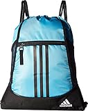adidas Alliance II Sackpack, Bright Cyan/Black/White, One Size