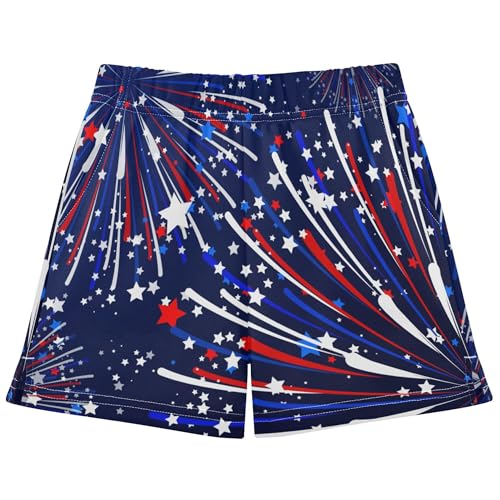 Fisyme Girls Shorts Summer Beach Casual Sweat Athletic Shorts for Kids Teen Girl