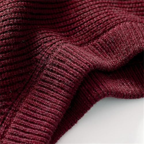 Men Sweater Vest V-Neck Sleeveless Knitted Buttons Cardigan Solid Thick Waistcoats3