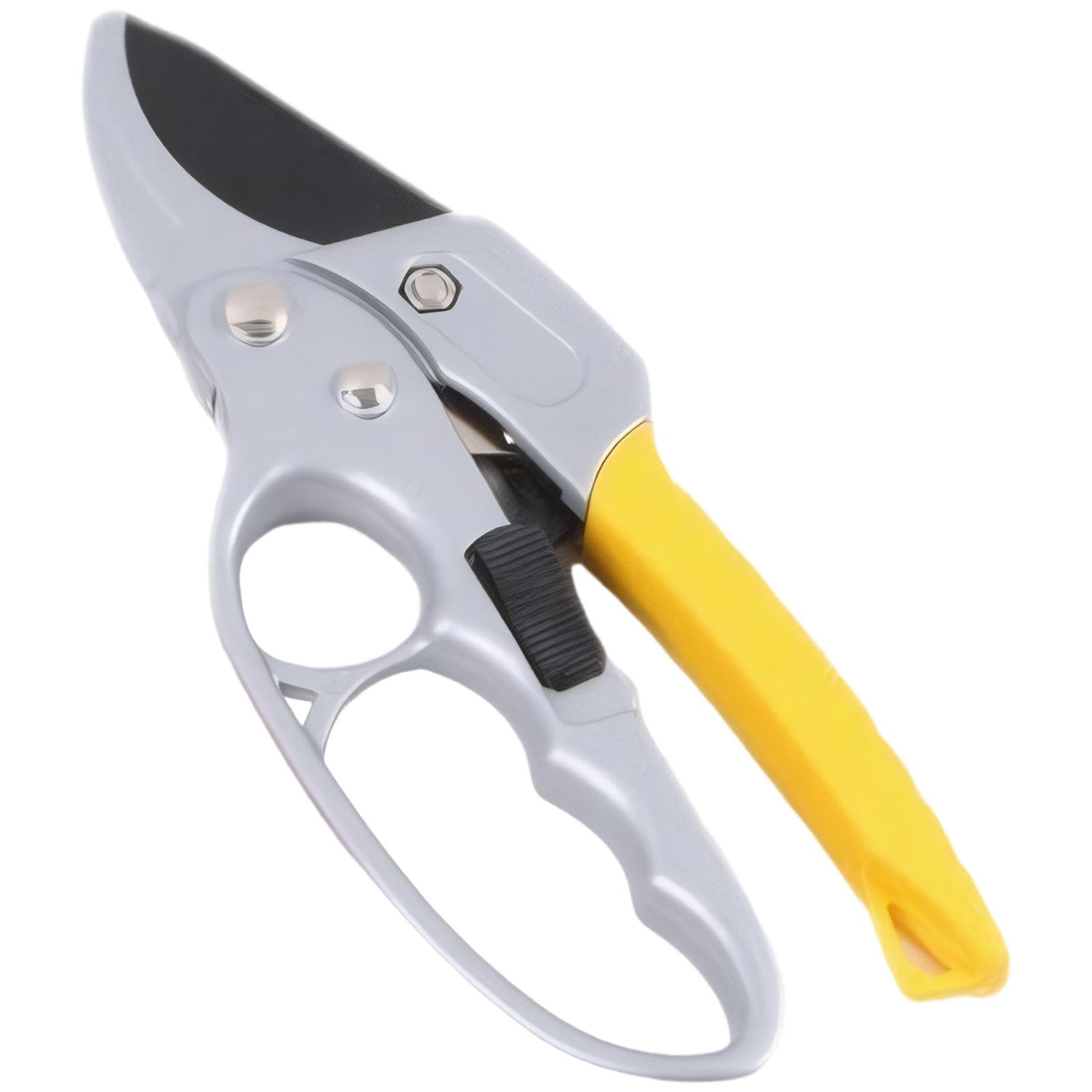 Segmented Handle Pruning Shears for Home Gardens and Outdoor Landscaping (Yellow, 7.87 × 2.36 in)