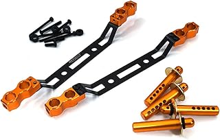 RCモデル フロント&リアボディマウント ボディポスト付き Arrma 1/7 Infraction 6S BLX用に設計