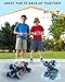 iappadore Remote Control Car, RC Transform Stunt Car 360° Flips Rotating, Drift, 90° Upright Driving RC Stunt Truck with Headlight All Terrain Toys for Ages 5-12 Kids Gifts