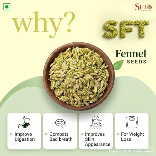 Image of SFT Fennel (Saunf) Big Whole | 1 Kg