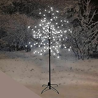 Trendi 5FT 150 LED Cherry Blossom Tree Christmas Lights Multi-Function Indoor/Outdoor (White)