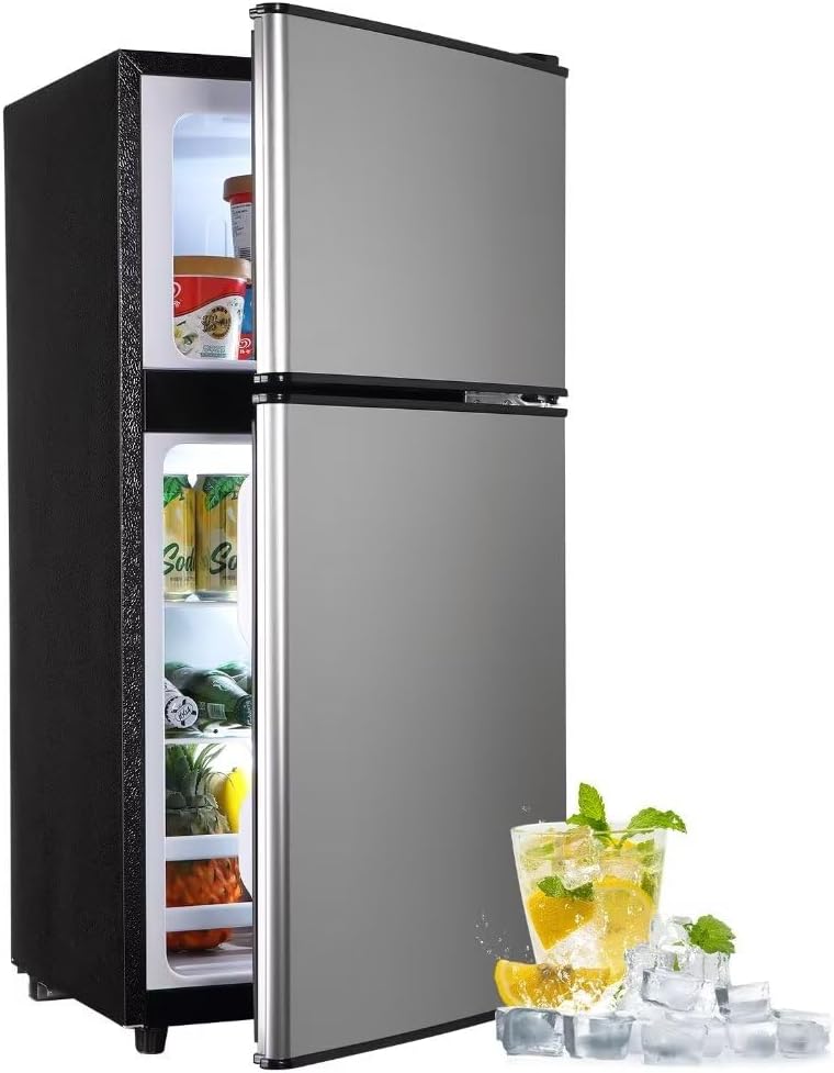 FLS-80-SILVER Refrigerator, Silver