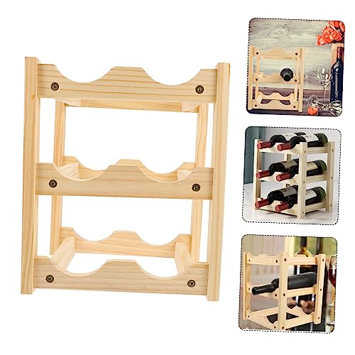 Soporte para Botellas de Vino de Madera 6 Botellas miniatura 3
