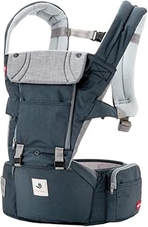 MiKiHOUSE ミキハウス × POGNAE ポグネー コラボ ベビー 3WAY ベビーキャリア ヒップシート 抱っこひも おんぶ 赤ちゃん ベビー用品 4ヶ月頃~36ヶ月頃 チャコールグレー